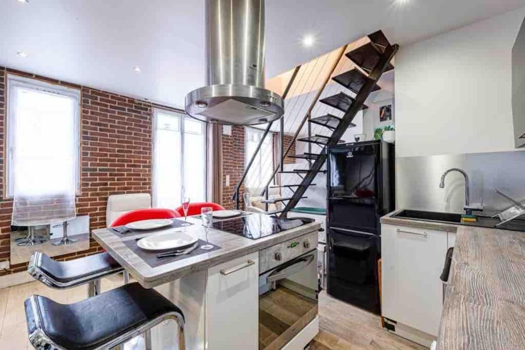 Duplex 45M2 -Zac L'Oreal - Palais De Justice Paris Clichy Bagian luar foto